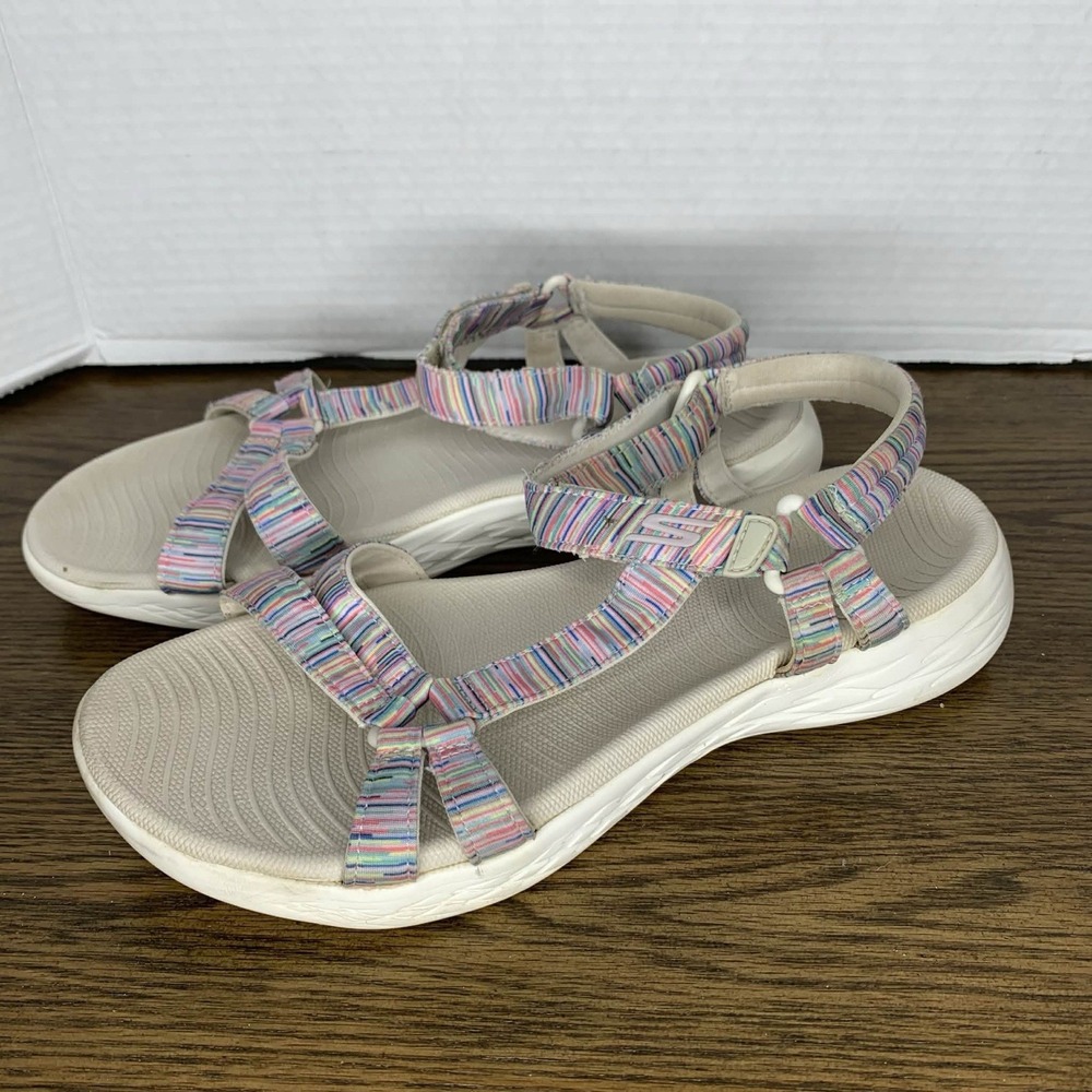Skechers Multicolor Strappy Comfort Sandals